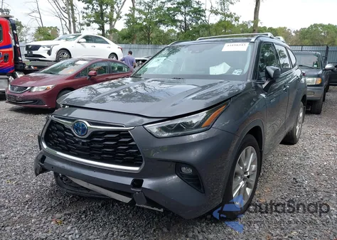 2020 Toyota Highlander Hybrid Limited z USA, uszkodzony, nr VIN 5TDXBRCHXLS012219